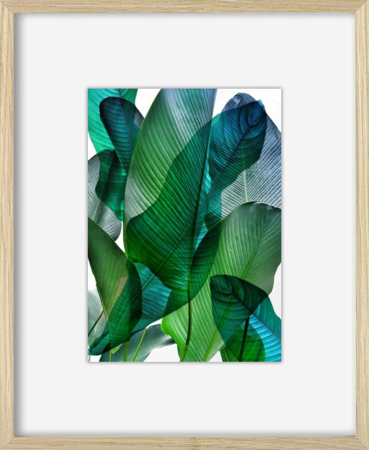 Jungle Leaves abstract art, interior art, artwork, hand painted